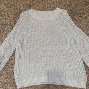 Aerie cable knit grey small sweater